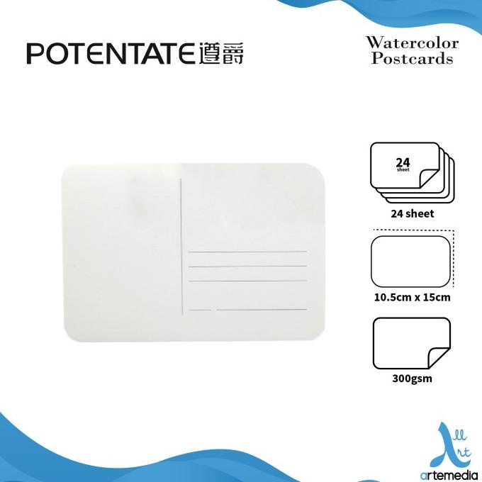 

Kertas Cat Air Potentate Postcard Watercolor Paper Metal Box