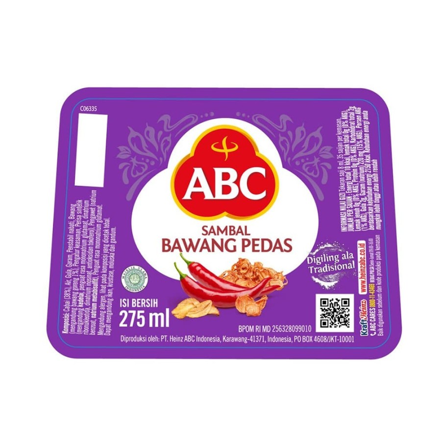 SAMBAL BAWANG PEDAS ABC 275 ML