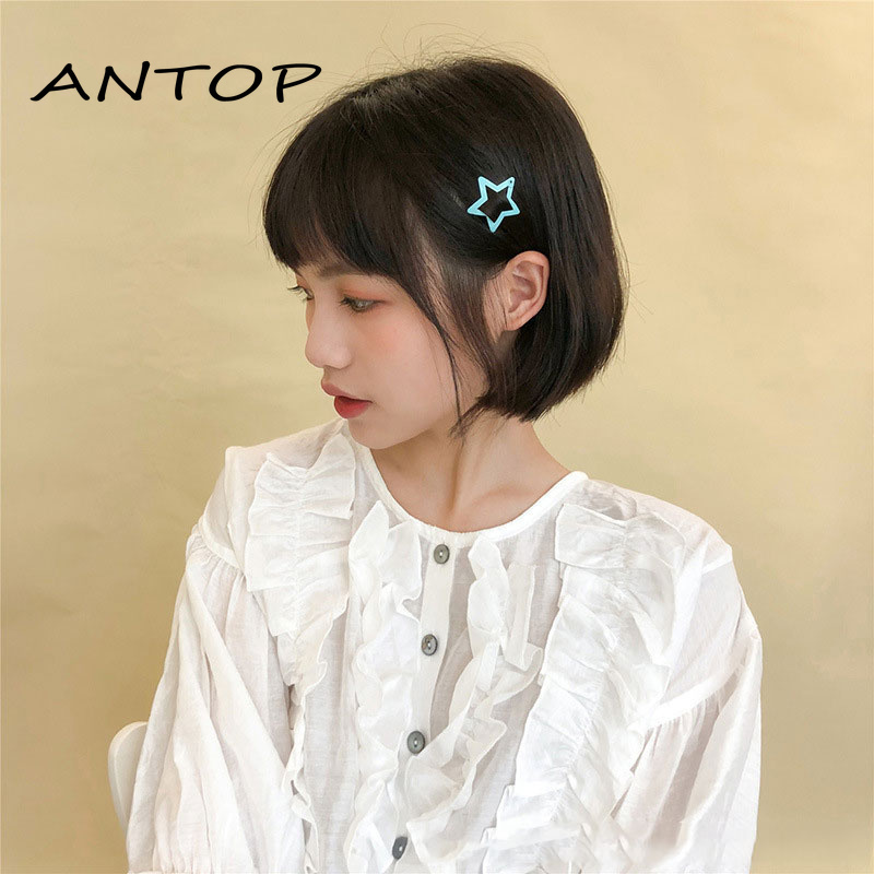 Color Side Hair Clip Korean Cute Hairpin Headdress Women's Accessories ANTOP