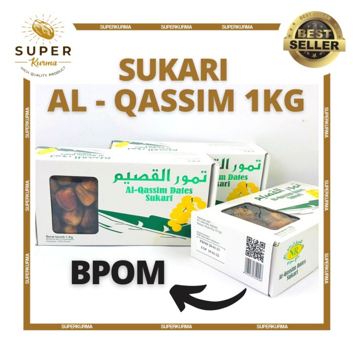 

Kurma Sukari Al-Qassim 1kg