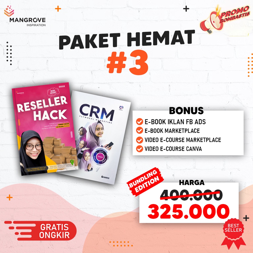 PROMO PAKET HEMAT #3 RESELLER HACK & CRM flywheel marketing