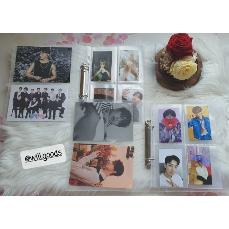 

Paket Binder Transparan A5 2 ring + Sleeve 4p (pocket) untuk KPOP Photocard/Polaroid