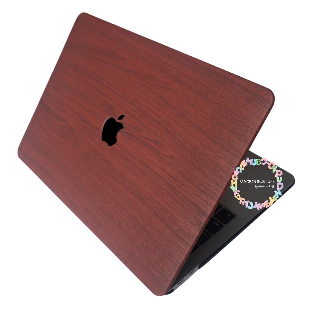 MACBOOK Case LEATHER CHESNUT NEW AIR PRO RETINA 11 12 13 14 15 16 INCH NON /  WITH CD ROOM / TOUCHBAR / TOUCH ID / M1 2020 2021 2022