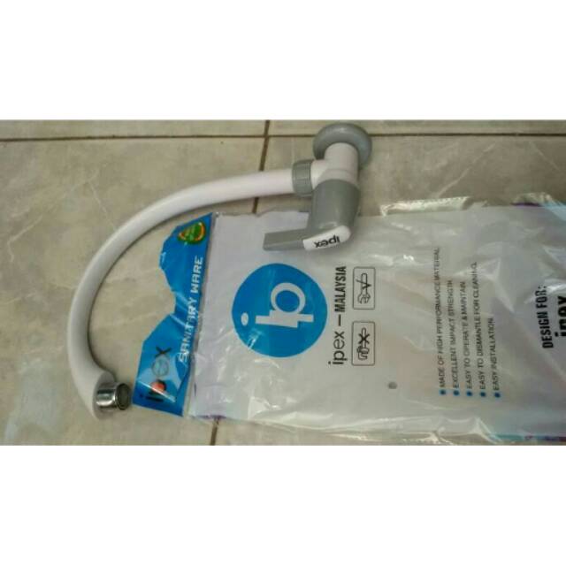 Kran angsa plastik ipex / kran cuci piring pvc