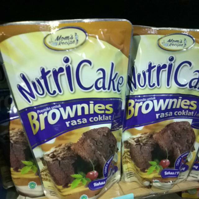 KUALITAS BAIK!!! NUTRICAKE BROWNIES RASA COKLAT 230gr