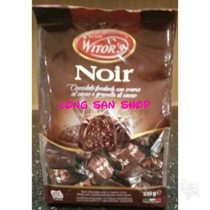 

Terbatas - Promo !! Witor'S Noir Praline Dark Chocolate - Coklat Impor