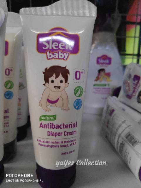 Sleek baby diaper rash cream 80 ml laundry travel wash 100ml slik sleak slek detergen deterjen cair