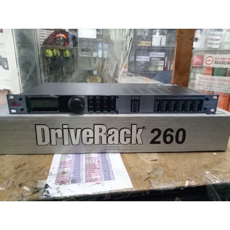 Management dbx 260/ Driverack DBX 260/Speaker management DBX Original