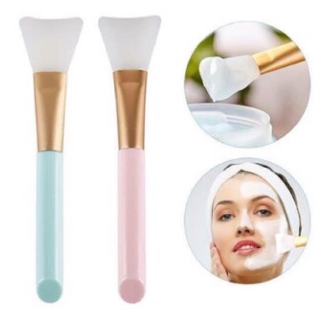 Kuas Masker Silikon / Silicone Facial Mud Mask Brush / Spatula silikon