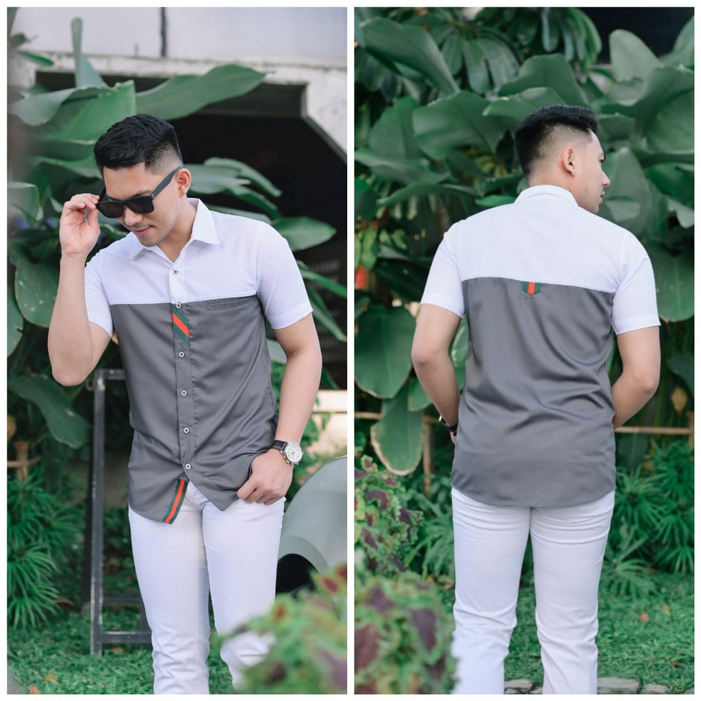 LOWKEY KEMEJA KOMBINASI