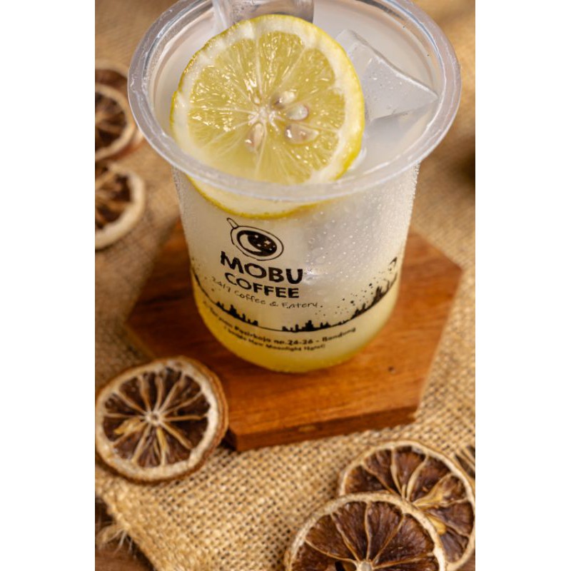 

honey lemon yakult drink ready fresh Mobu Coffee