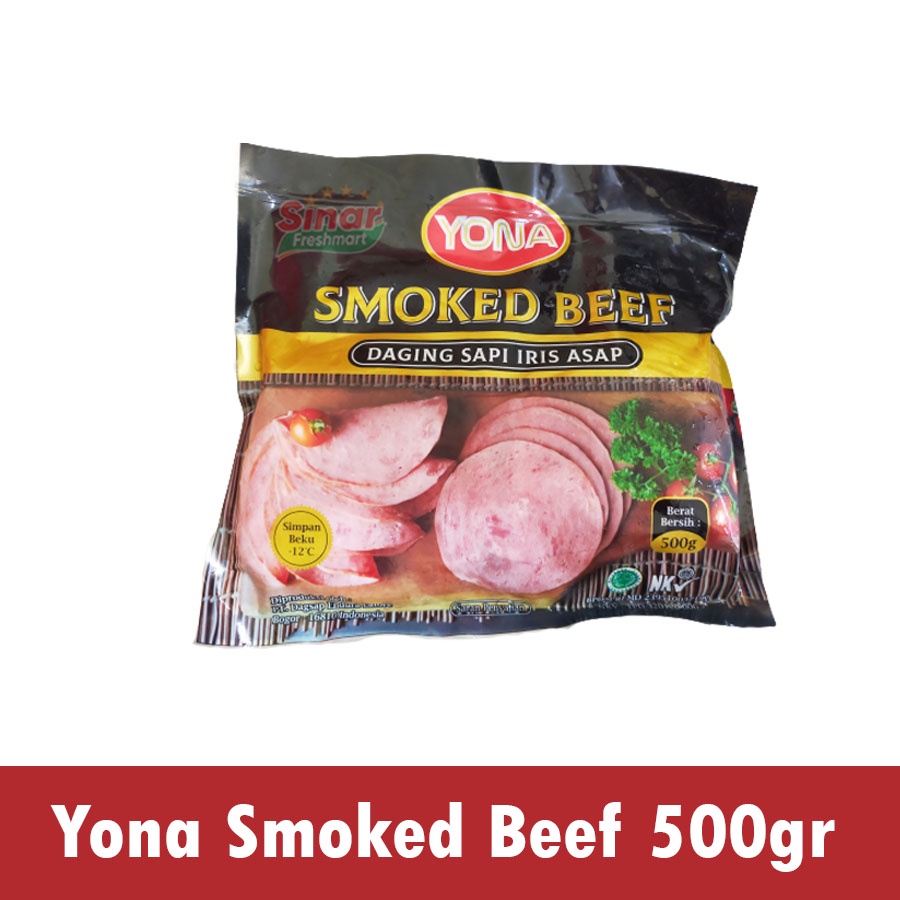 

[SINAR.FRESHMART] YONA SMOKED BEEF / DAGING SAPI ASAP [500gr]