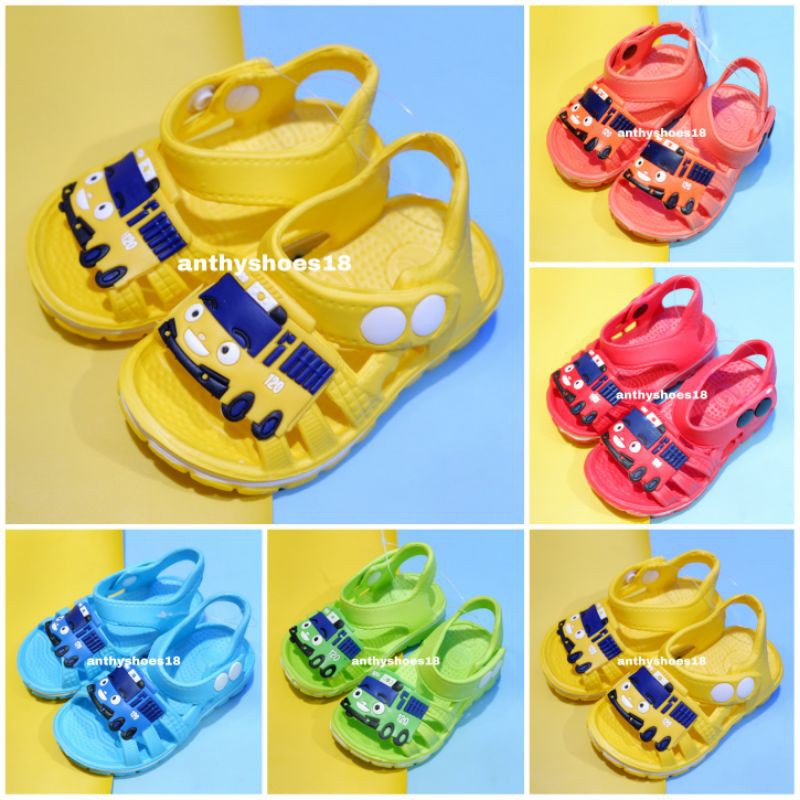 Sandal Tali Karet Anak Bayi Laki Laki Dulux 155 Bus Size 19-24