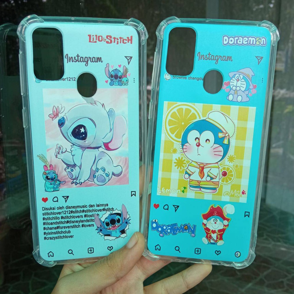 Samsung M21 / M30S  Case Tipe Softshell Anti Crack Model Kartun  Karakter Cartoon  Kpop