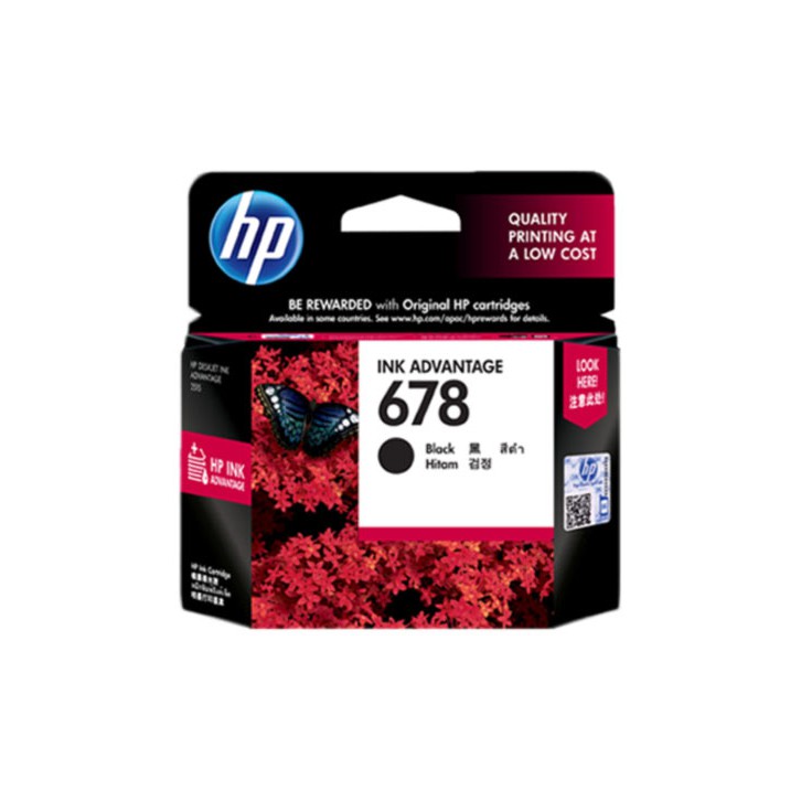 Hp Tinta Cartridge 678 Black Original