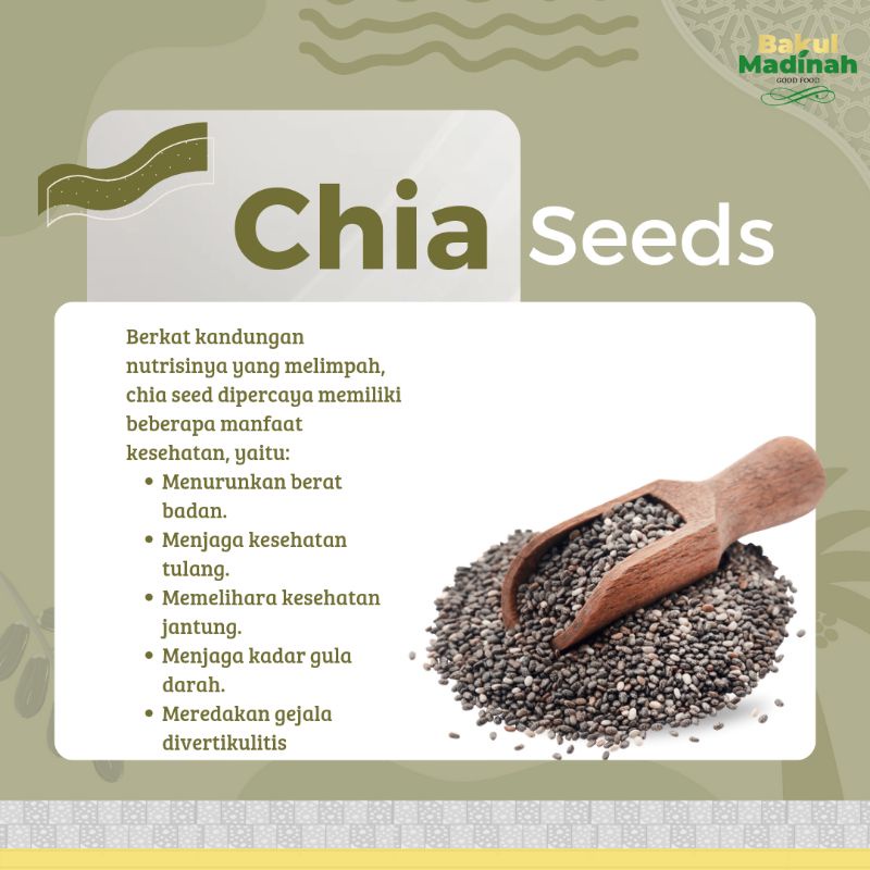 

Chia Seed Premium Organik Biji Chia Seed