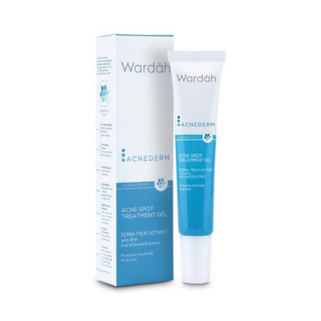 [ acne spot ] wardah acnederm spot gel treatment 15 ml