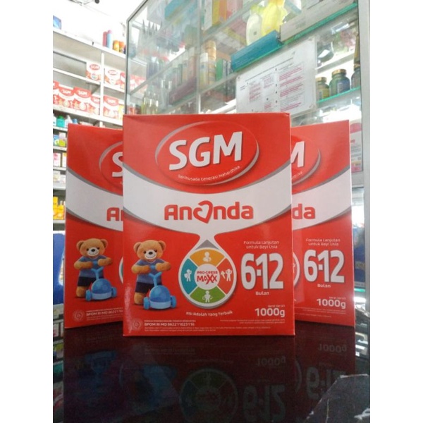 SGM ANANDA PRO-GRESS MAXX 6-12 BULAN 1000gr