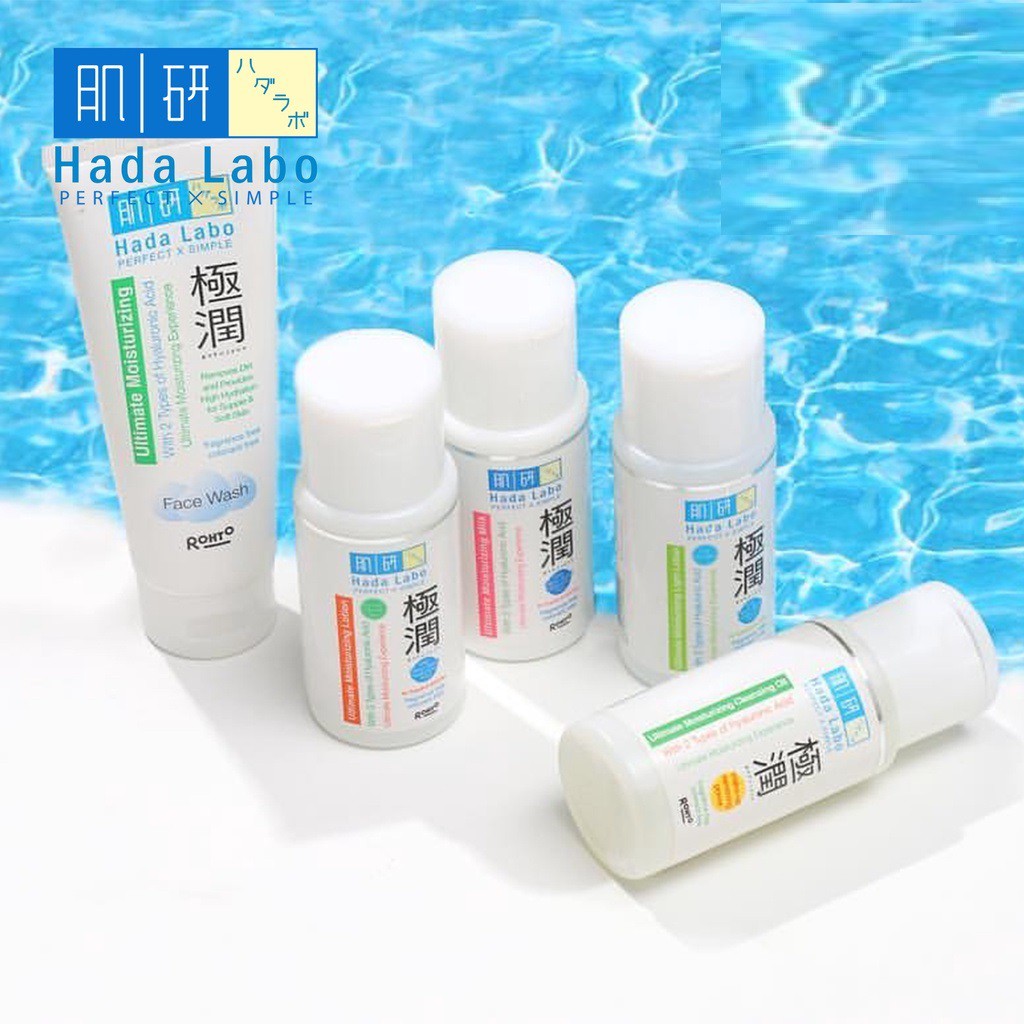 DOMMO - D8084 Hada Labo Hadalabo  Gokujyun Shirojyun Ultimate Moisturizer Alpha Tamagohada Face Wash