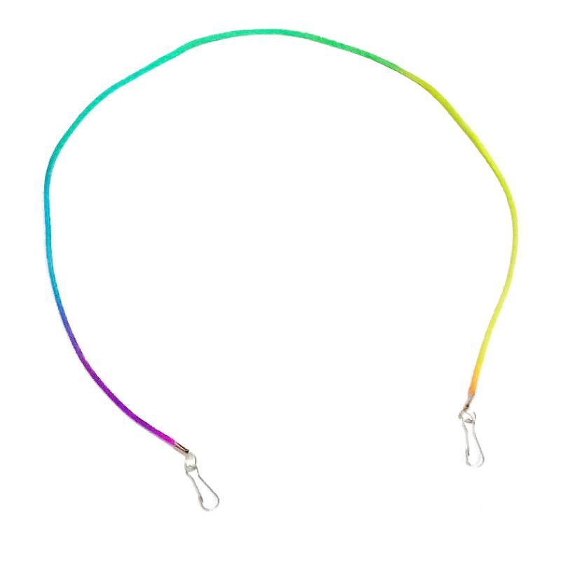 Kalung Gantungan Masker Strap Mask Hanging Silky Rainbow Gradation Series