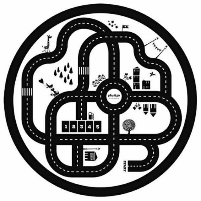 Rug kanvas play mat baby play pouch storage bin