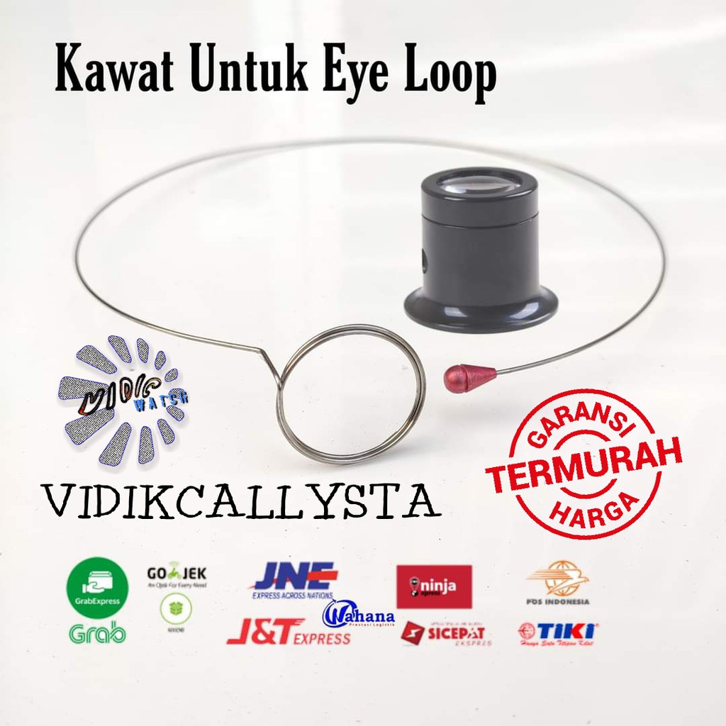 Kawat Eye loop kaca pembesar Alat Service servis jam tangan KAWAT LOOP LENSA REPARASI JAM