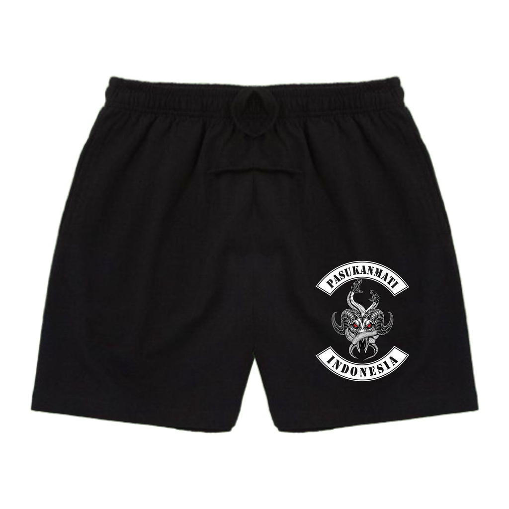 Boxer Meshort Celana Kolor Daleman Bahan Kaos Band Musik Metal Punk usemerch