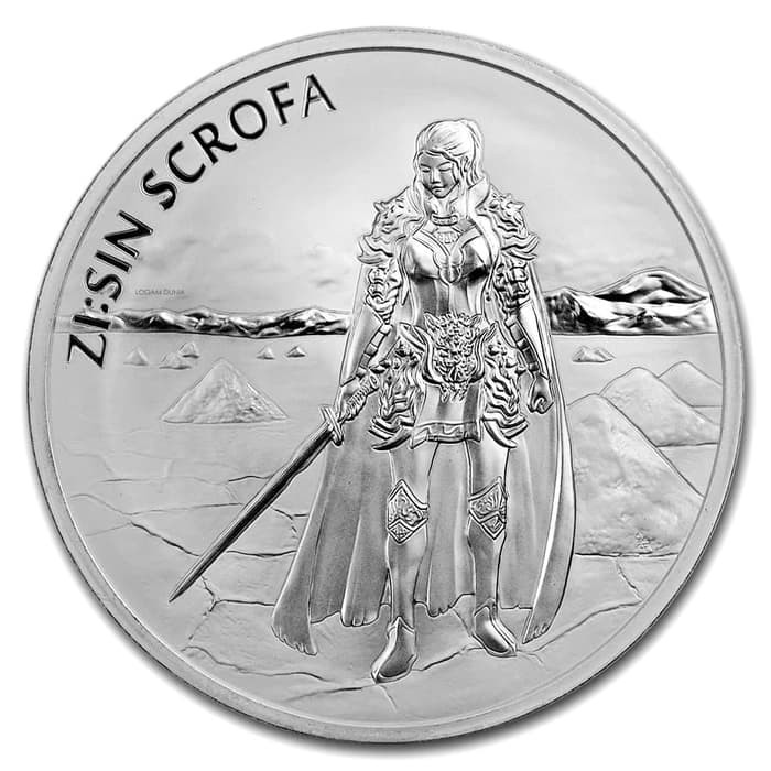 Koin Perak 2019 Zi:Sin Scrofa 1 oz Silver Coin