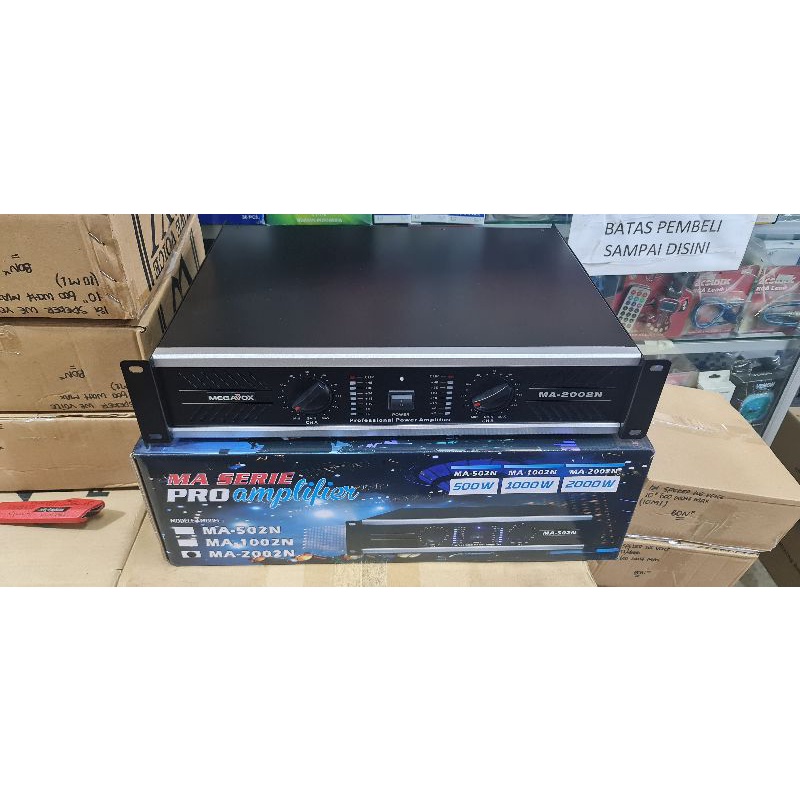 MA 2002N MA-2002N MA2002N Power Megavox 2000 Watt Ma-2002N
