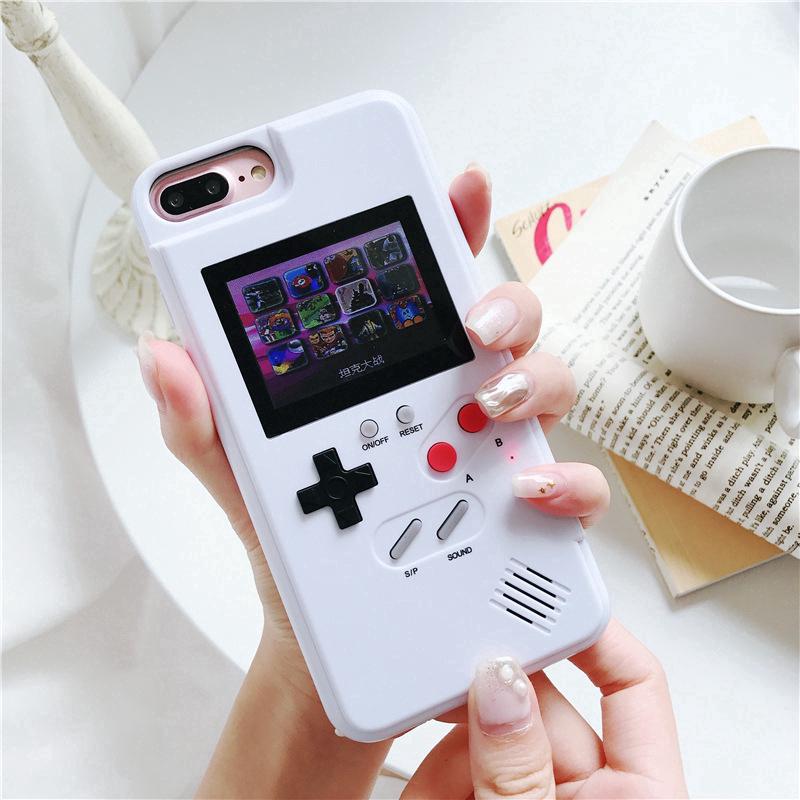 Casing Hard 36 Game Boy Case Warna Polos untuk iPhone 11