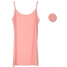 Korean Basic Inner Tanktop Atasan Wanita Polos Tanpa Lengan 2387-Pink