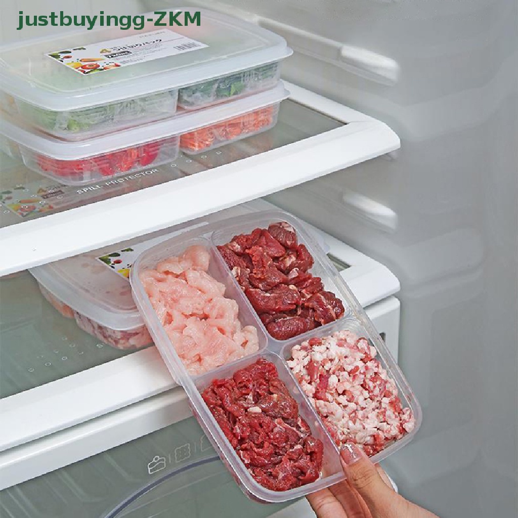 Kotak Penyimpanan Daging Frozen Empat Kompartemen Untuk Kulkas