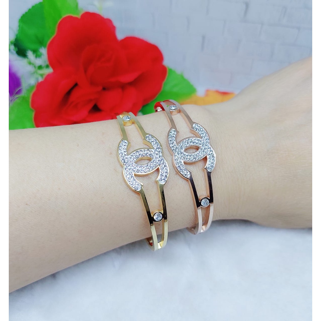 Gelang &amp; Cincin Set Titanium CC Y001