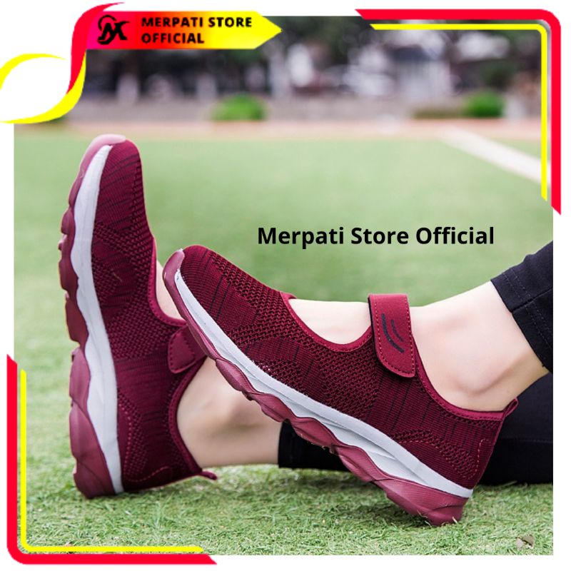 Merpati Store - Sepatu Flat Shoes Wanita Casual Slip On Wanita Terbaru Lembut Nyaman Olahraga Outdoor