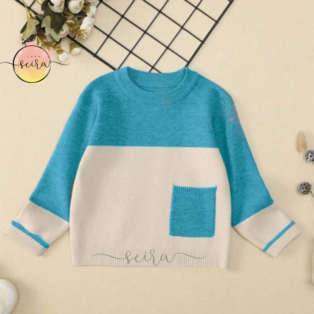 Cardigan Anak Miky Premium / Cardigan Anak Miky Tebal / Rajut Anak Tebal / Baju Anak Lucu