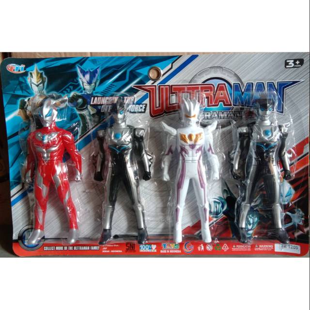 FR 1209 - Mainan Robot Ultraman Ultramen Heroes Isi 4 pc FR1209