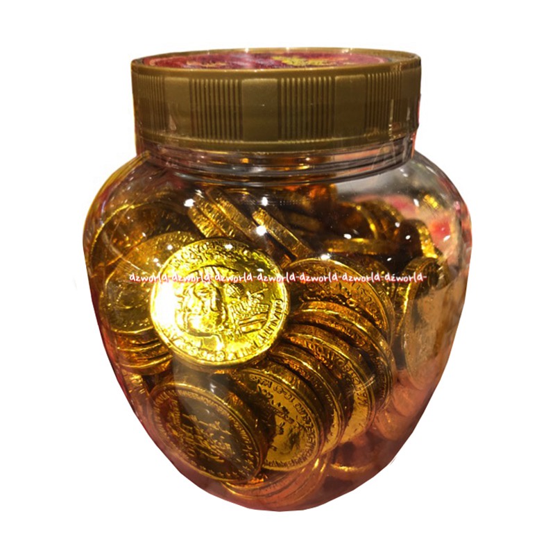 S&amp;L Milk Chocolate 300gr Coklat Susu Coin Chocolate Gold Coklat Koin Kemasan Toples Imlek Gong xi Fa Chai