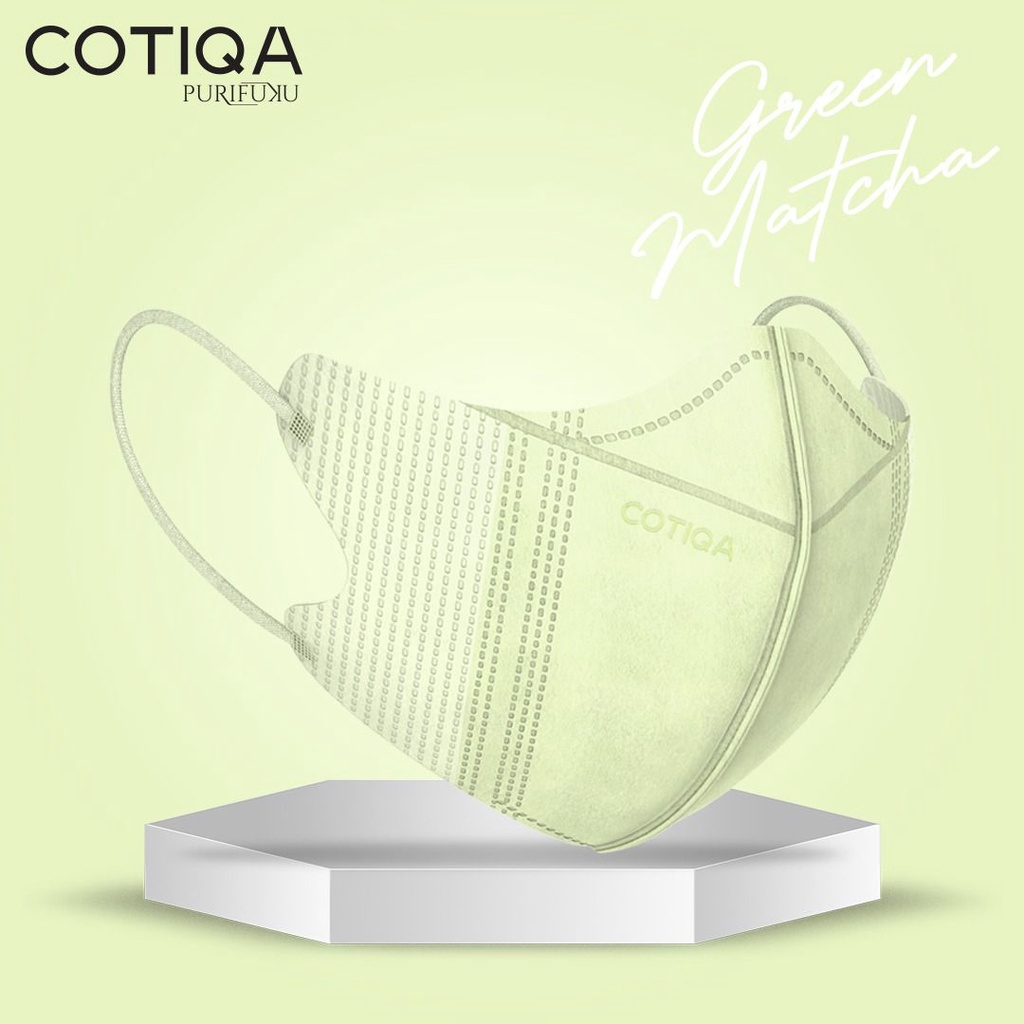 Masker Duckbill Cotiqa 4Ply  Copper Oxide  Tebal Premium Masker Model Sensi