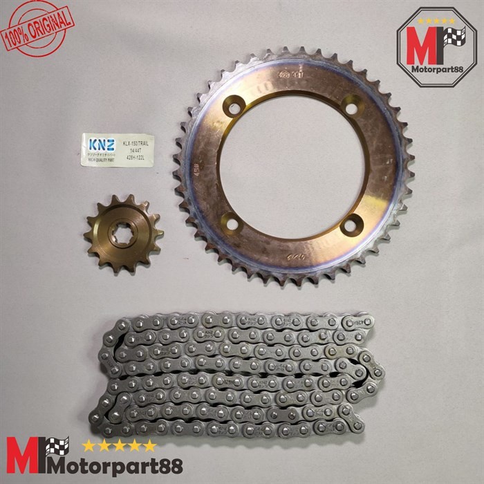 GEAR PAKET GIR SET KLX 150 TRAIL 14T - 44T / 428H-122L