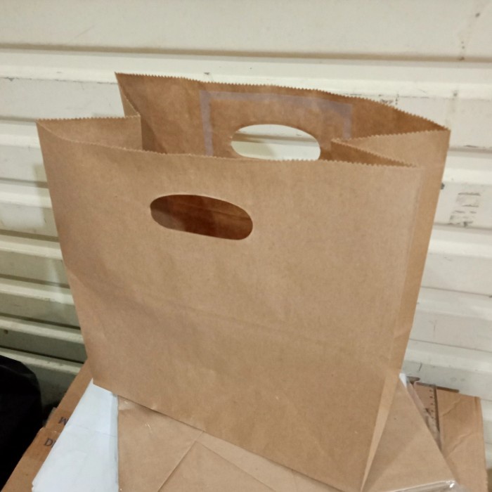 

✨ BISA COD ✨ paper bag softhandel uk 28x15 cm,tinggi 28 cm,isi25 pcs