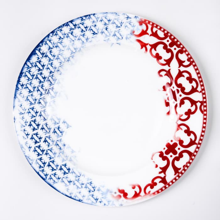 Geometria Dinner Plate Piring Makan Motif