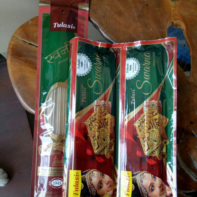Dupa India (aromaterapi) Pouch Plastic - Tulasi Swarna 35 Sticks