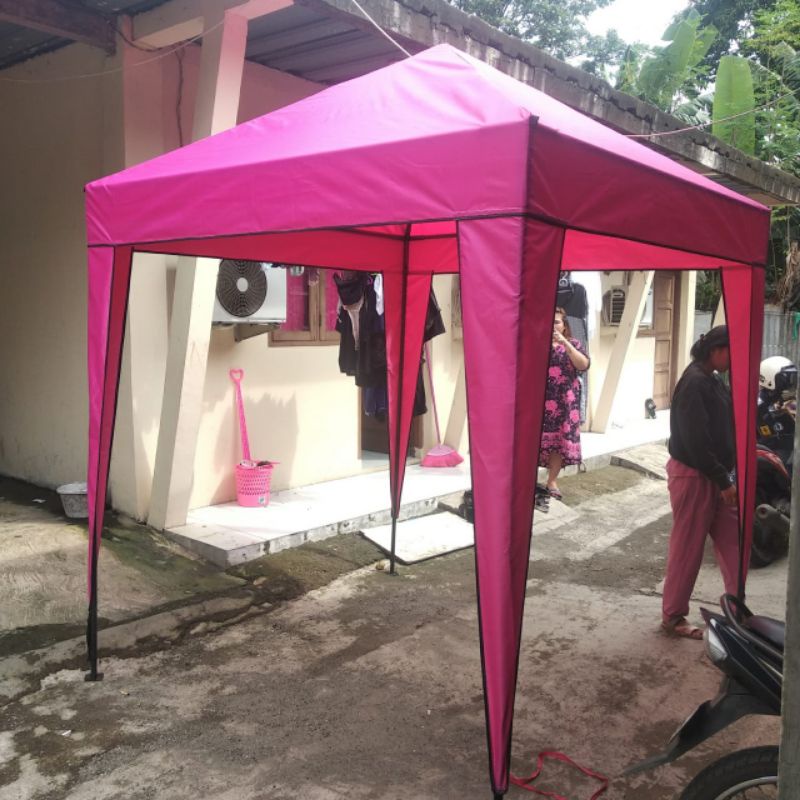 tenda jualan 2x2 satu set lengkap