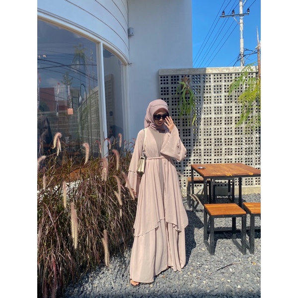 Medina Abaya/Abaya Arab/Abaya turki/Abaya mewah/Abaya simpel
