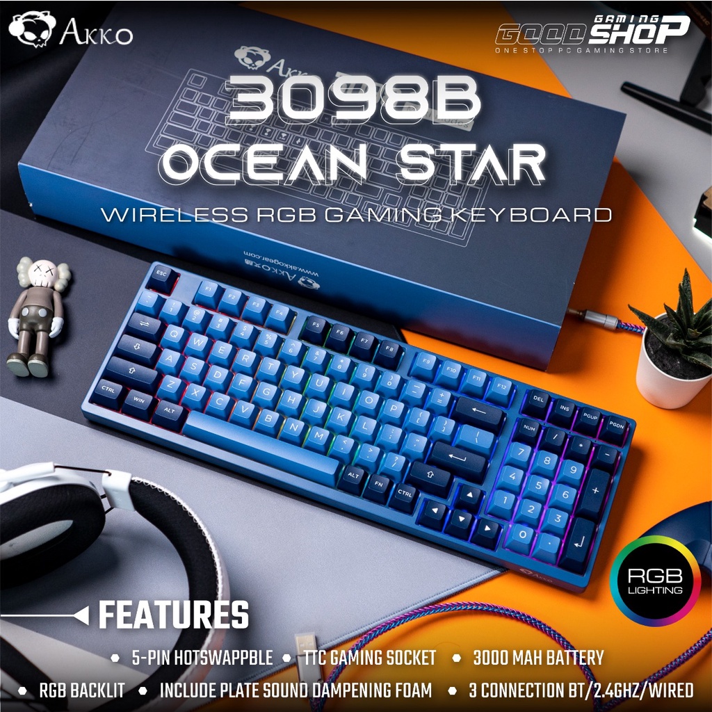Akko 3098B Ocean Star Mechanical - Gaming Keyboard