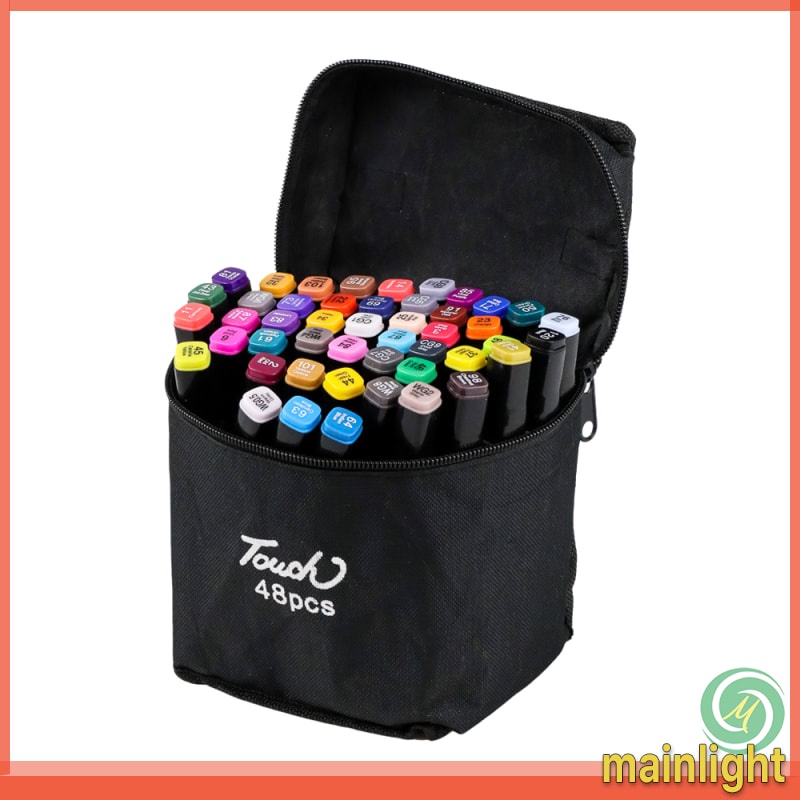 

Spidol Dual Side Sketch Marker Fine Art Pen Brush Set - HL0270