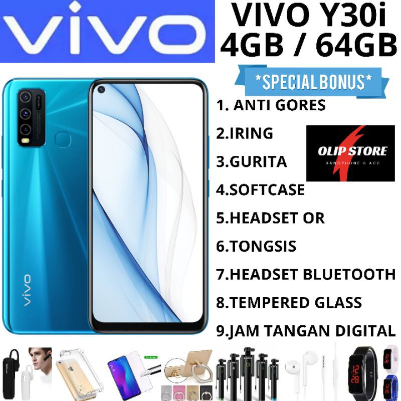 VIVO Y30 I Y30i 4/64 RAM 4GB ROM 64GB GARANSI RESMI VIVO