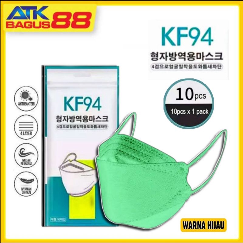 10/pcs masker kf 94 warna