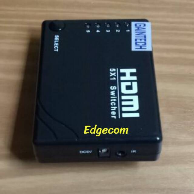 HDMI Switcher 5x1 + Remote GAINTECH