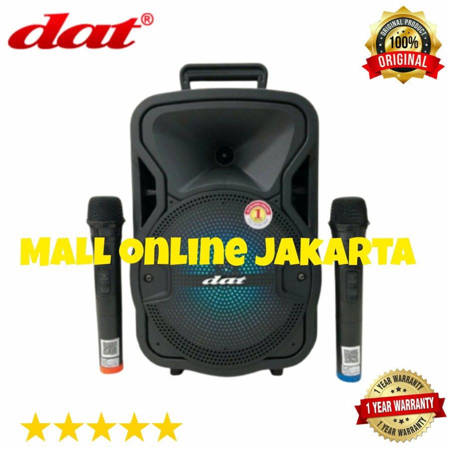 Speaker Aktif portable 8 inch Dat820Qd Aktiv portabel dat 820 qd